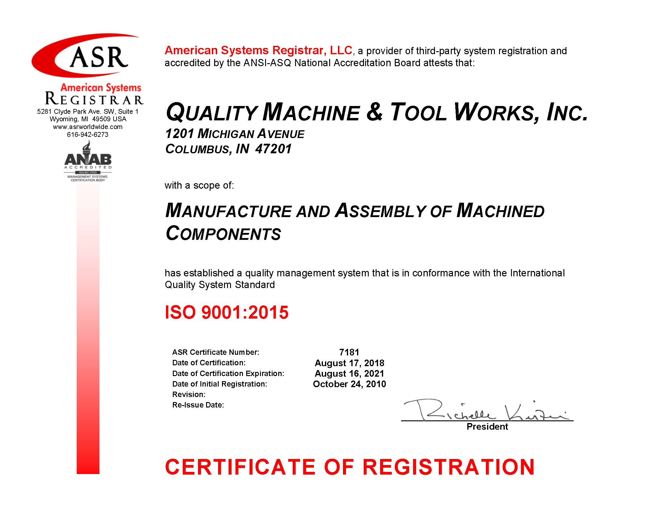 ISO-9001-2015 Certified