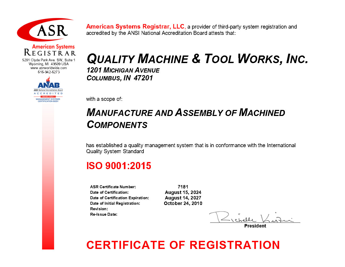 ISO-9001-2015 Certified